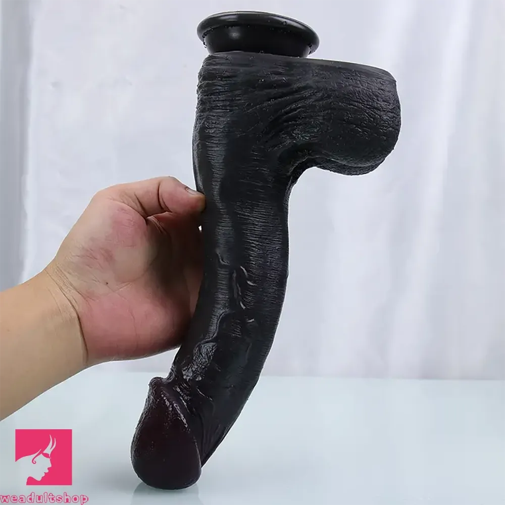 13.78in Ultra-Realistic Silicone Soft Big Cock Dildo With 3.15 Glans