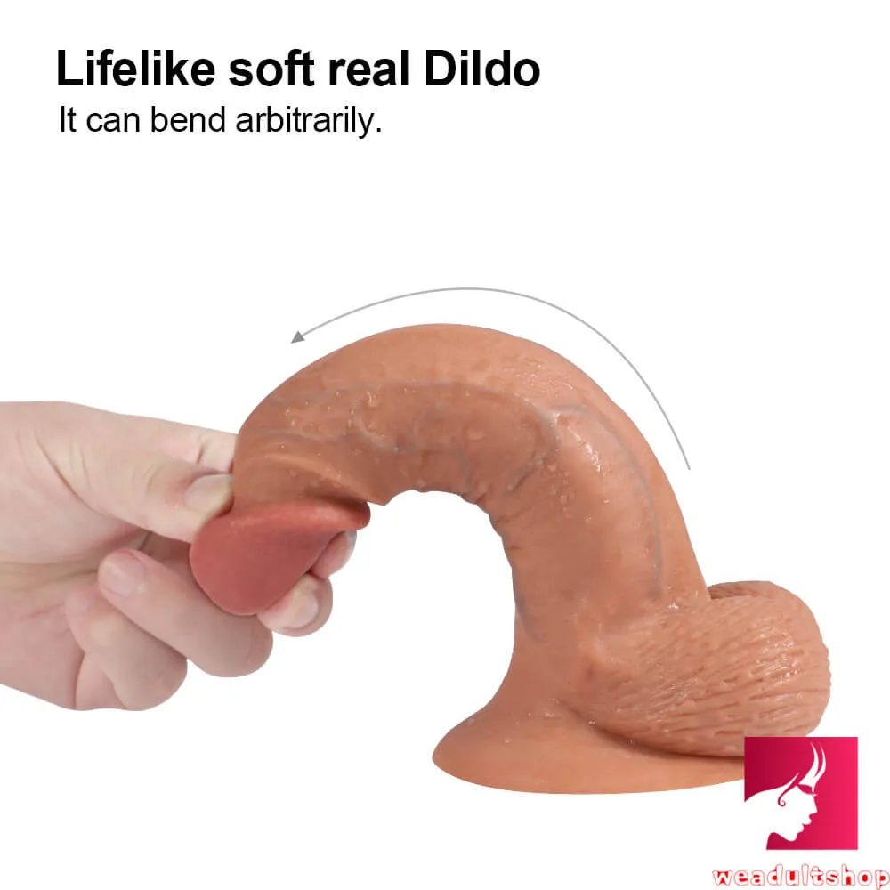 7.48in Hot Girl Uses Dildo Double Soft Sex Toy