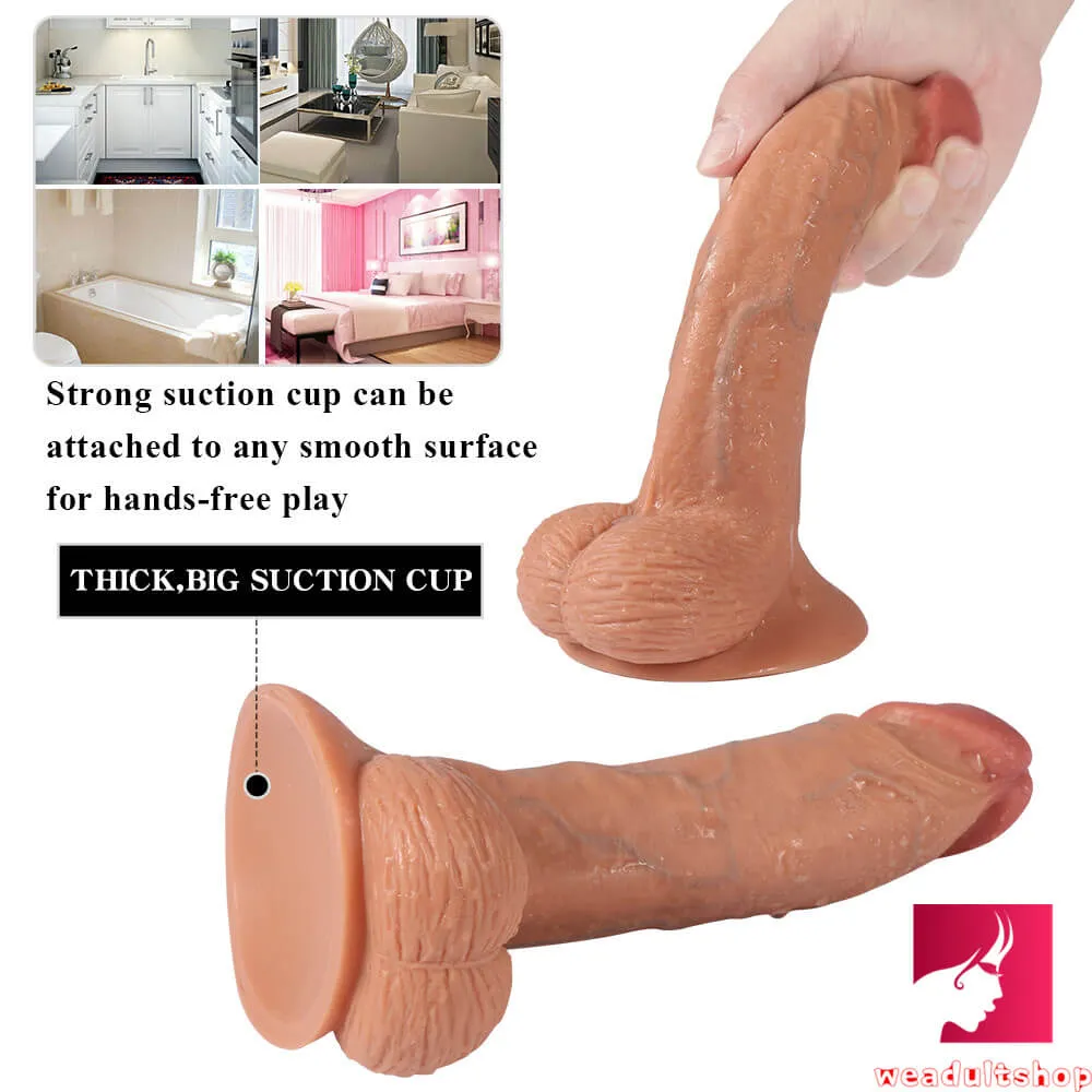 7.48in Hot Girl Uses Dildo Double Soft Sex Toy