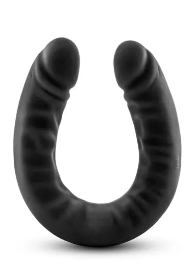 Blush Ruse Black Silicone Double Headed Dildo 18 Inch