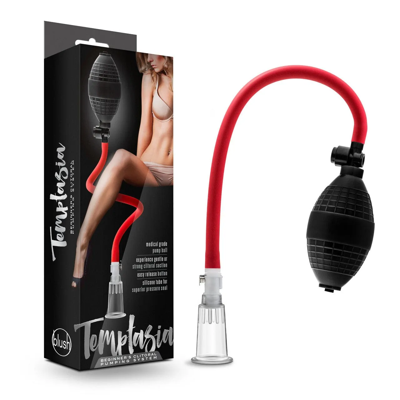 Blush Temptasia Black Beginner's Clitoral Pumping System