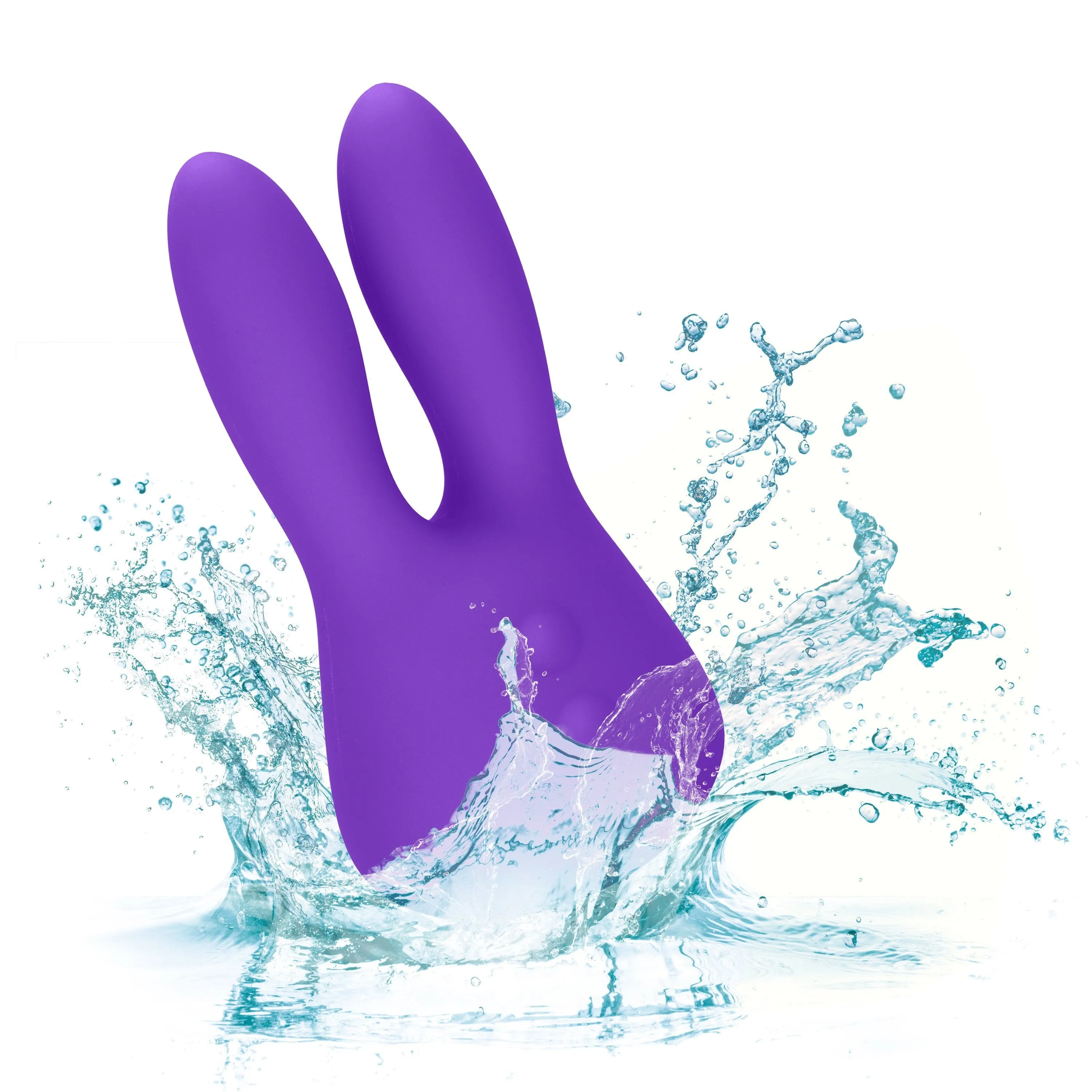 California Exotics - Mini Marvels Silicone Marvelous Bunny Clit Massager  (Purple)