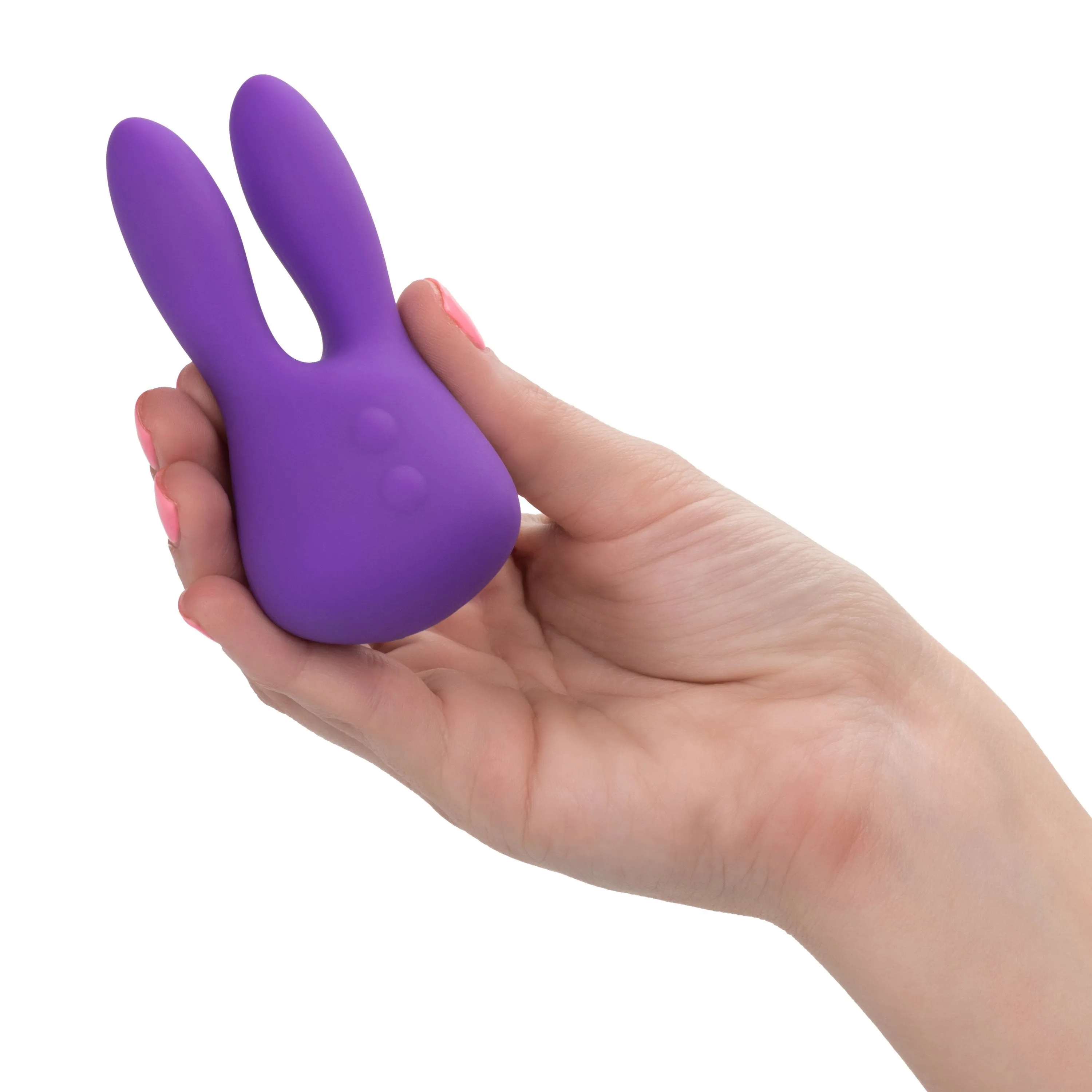 California Exotics - Mini Marvels Silicone Marvelous Bunny Clit Massager  (Purple)