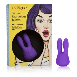 California Exotics - Mini Marvels Silicone Marvelous Bunny Clit Massager  (Purple)