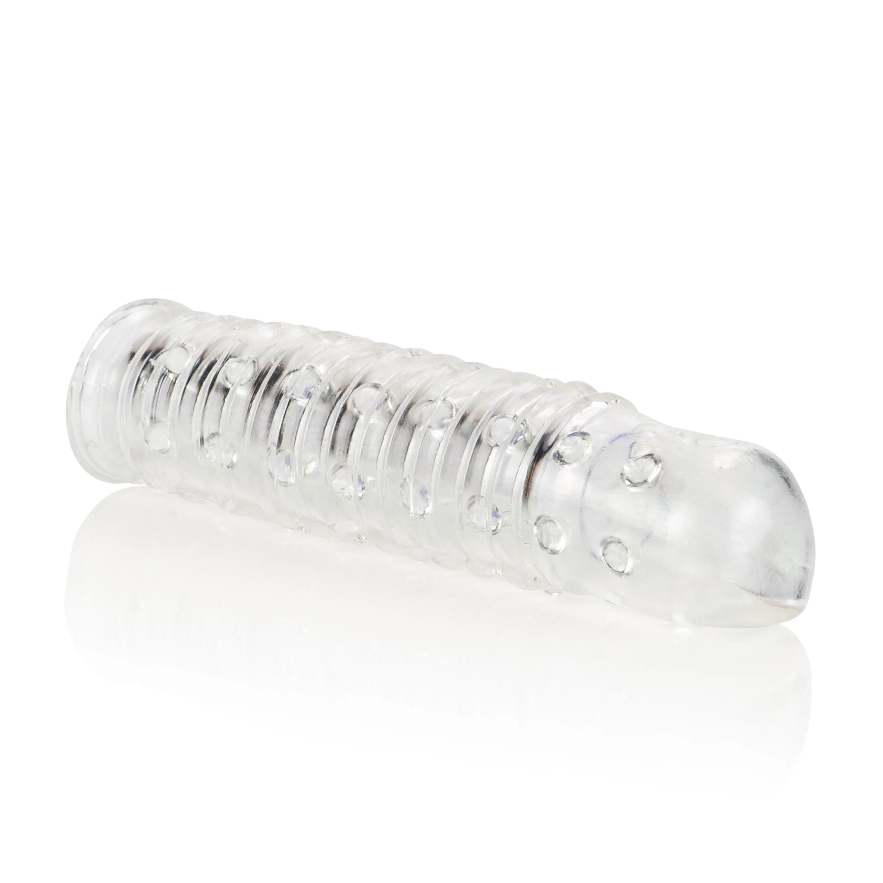California Exotics - Reversible Textured Cock Sleeve (Clear)