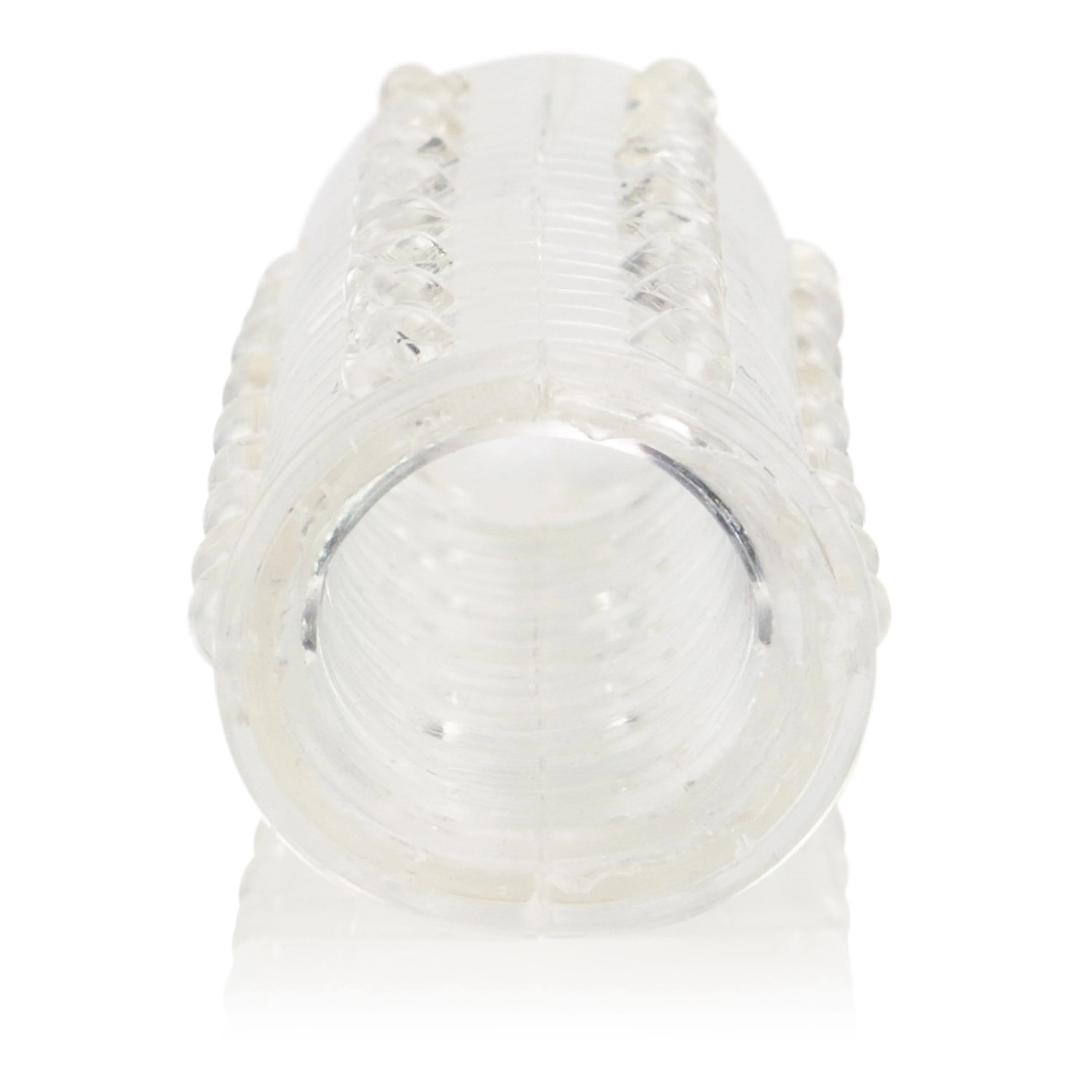 California Exotics - Reversible Textured Cock Sleeve (Clear)
