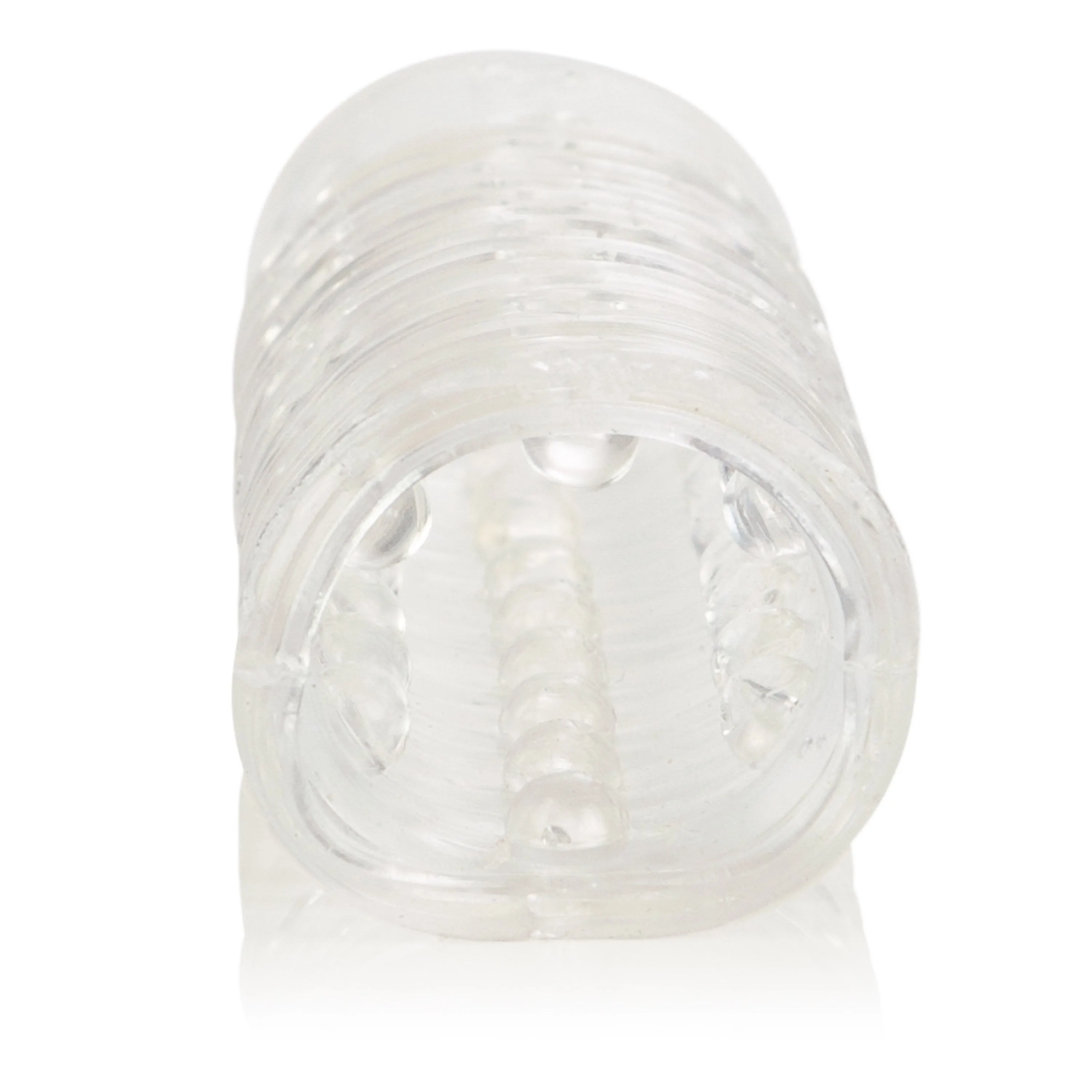 California Exotics - Reversible Textured Cock Sleeve (Clear)