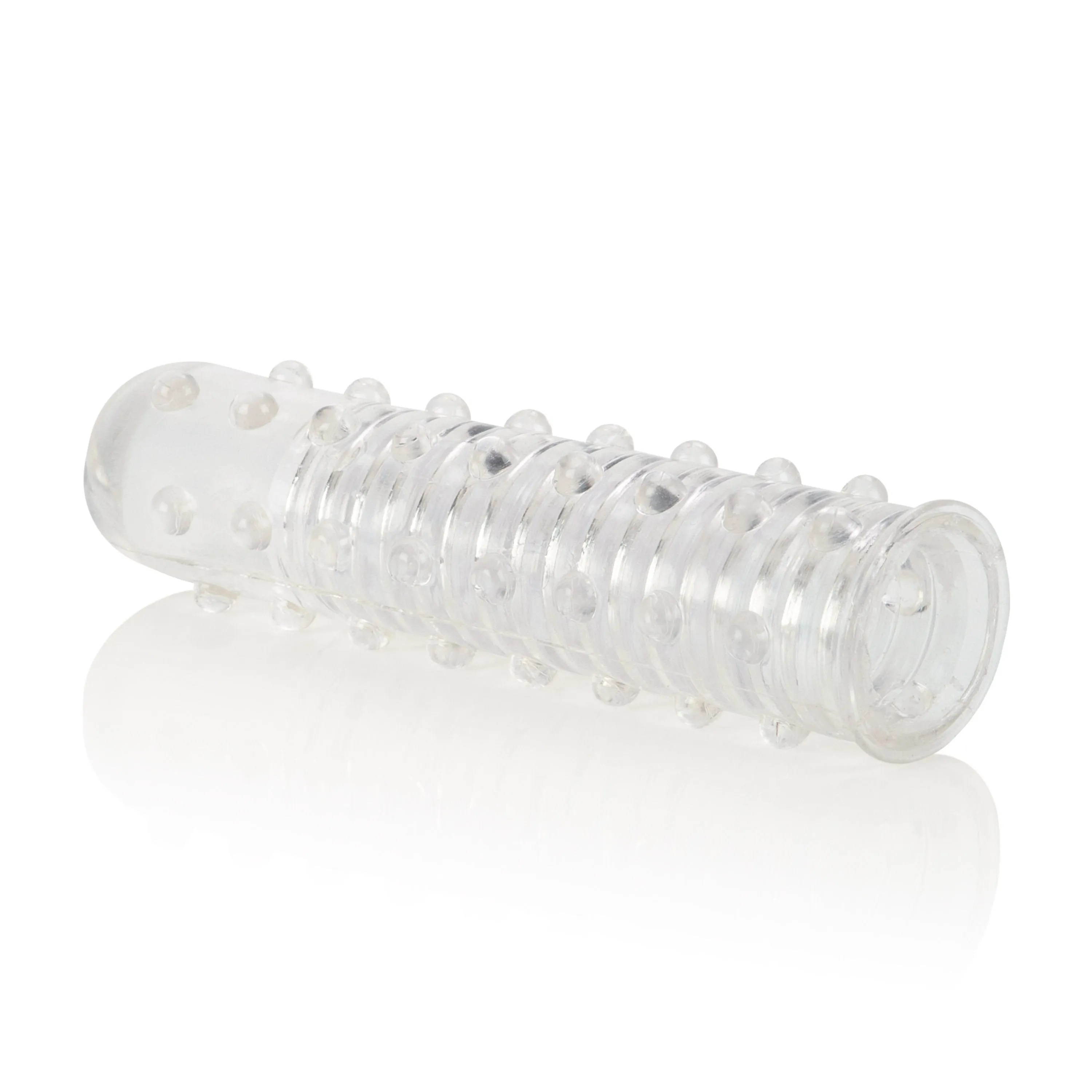 California Exotics - Reversible Textured Cock Sleeve (Clear)