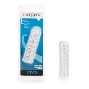 California Exotics - Reversible Textured Cock Sleeve (Clear)