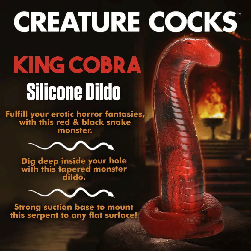 Creature Cocks King Cobra Silicone Dildo