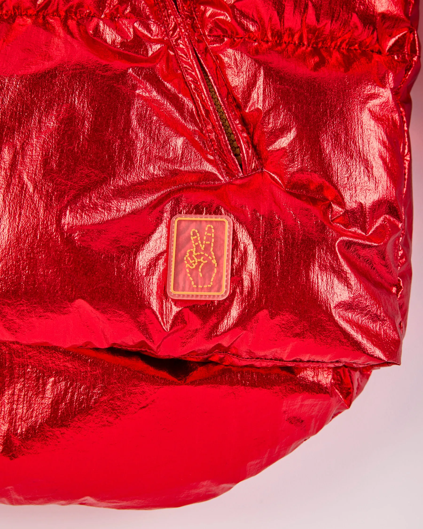 Dangerously Red Adult Puffa Jacket