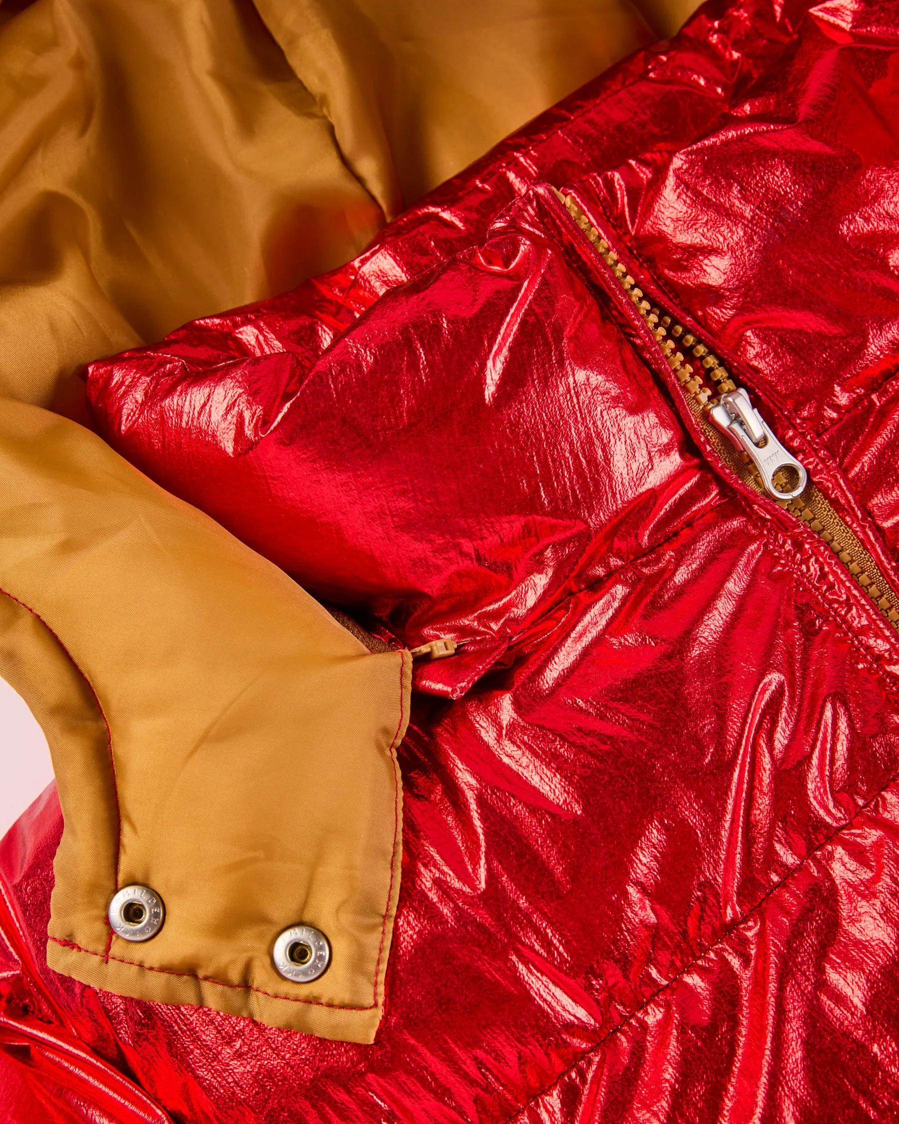 Dangerously Red Adult Puffa Jacket