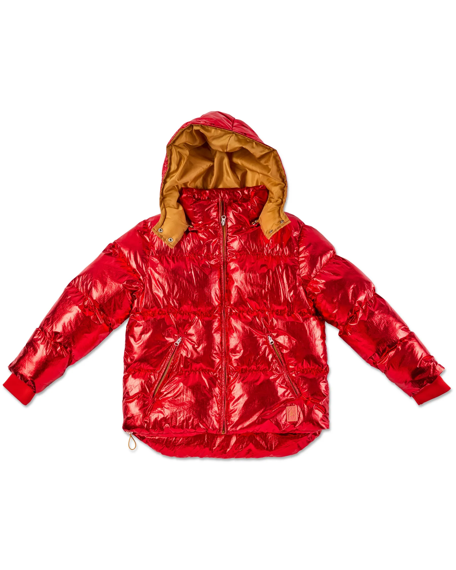 Dangerously Red Adult Puffa Jacket