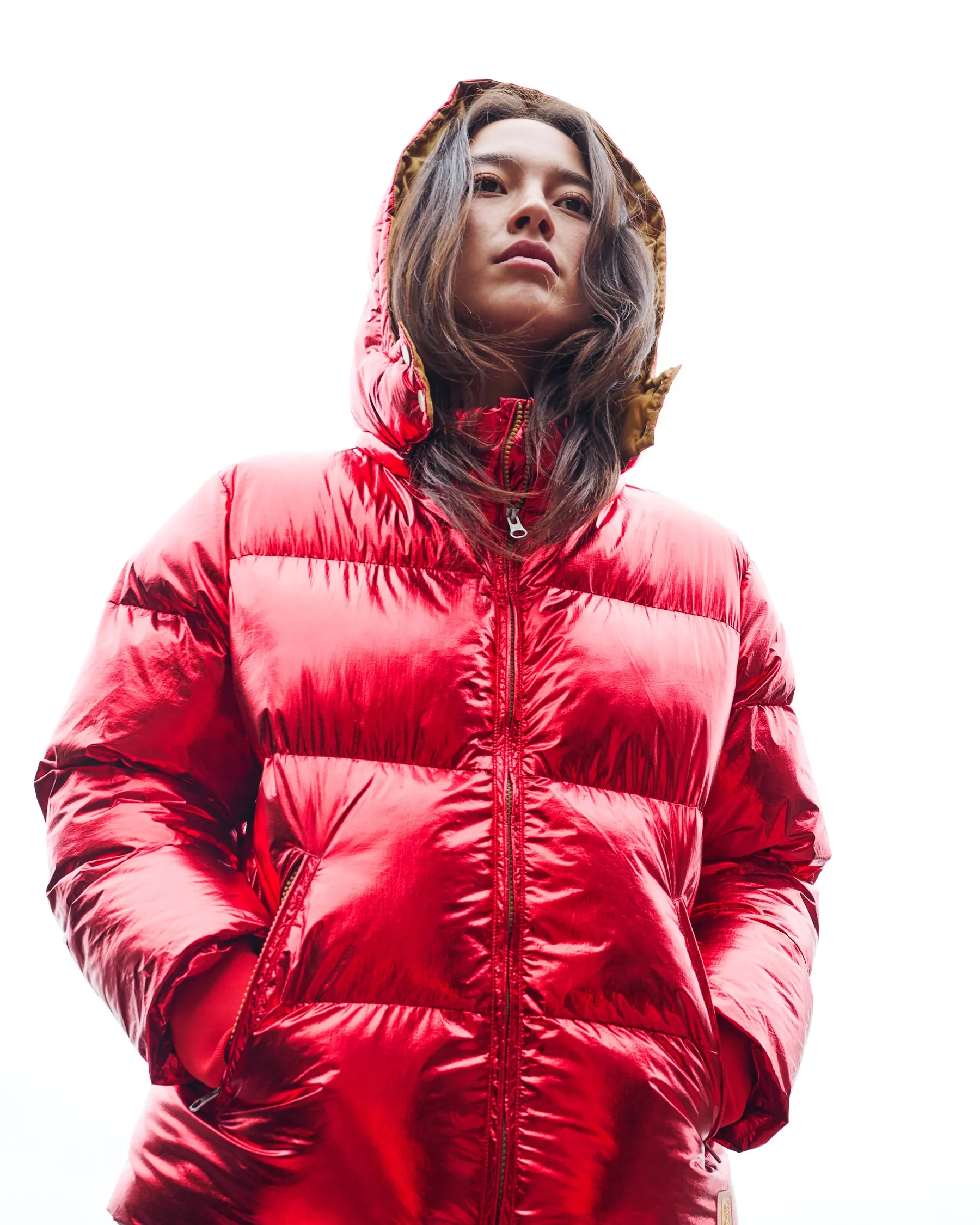 Dangerously Red Adult Puffa Jacket