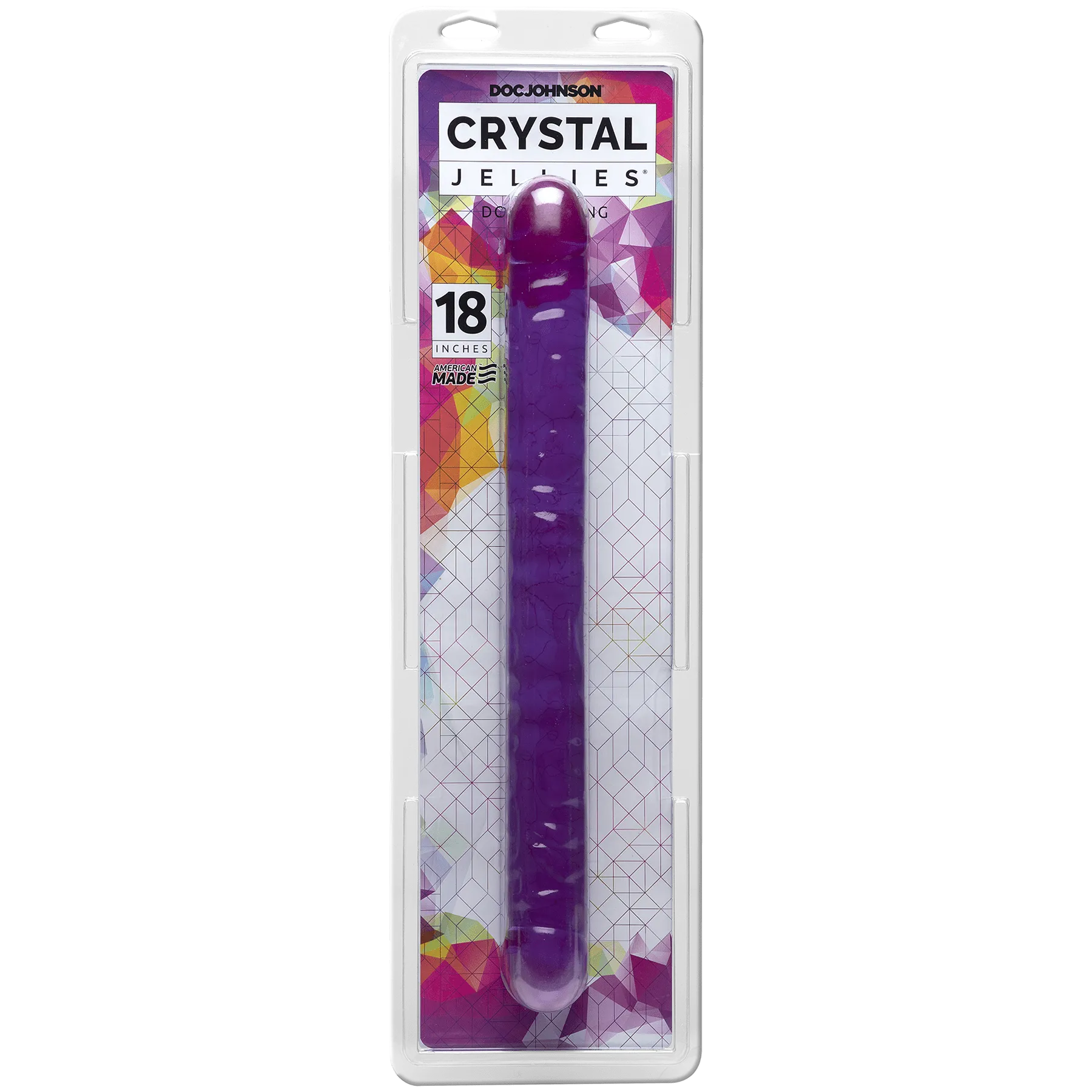 Doc Johnson 18″ Crystal Jellies Double Dong