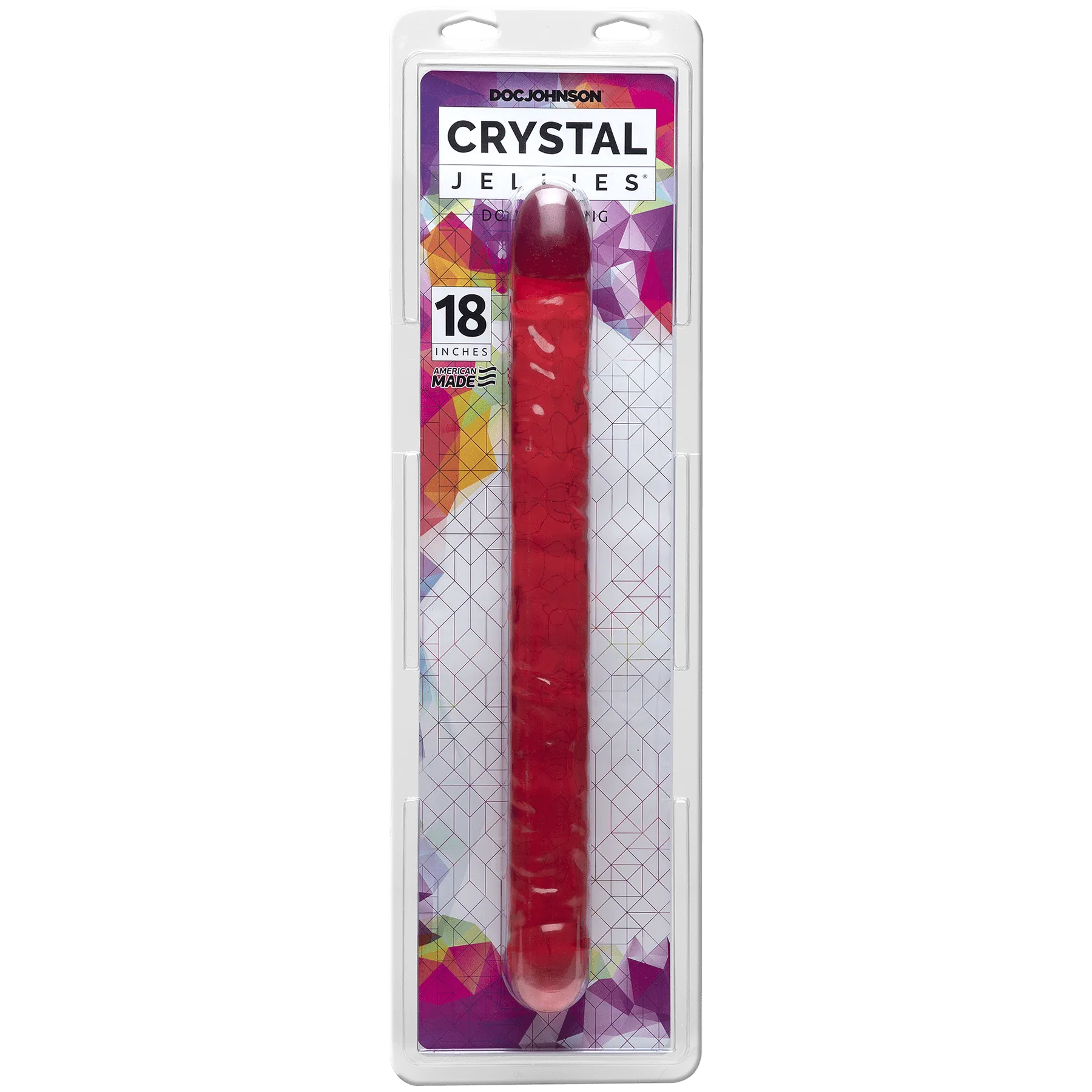 Doc Johnson 18″ Crystal Jellies Double Dong