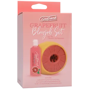 Doc Johnson GoodHead Grapefruit Blowjob Set
