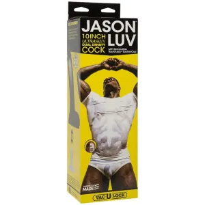 Doc Johnson Jason Luv 10 UltraSkyn Cock with Removable Vac-U-Lock Suction Cup