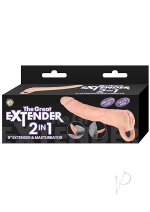 Great Extender 2 In 1 9 White
