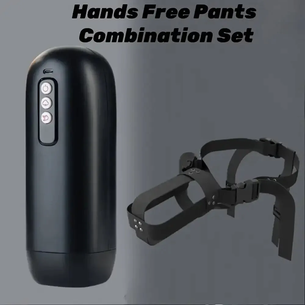 Hand Control Sucking Vibrating Indication Male Automatic Masturbator