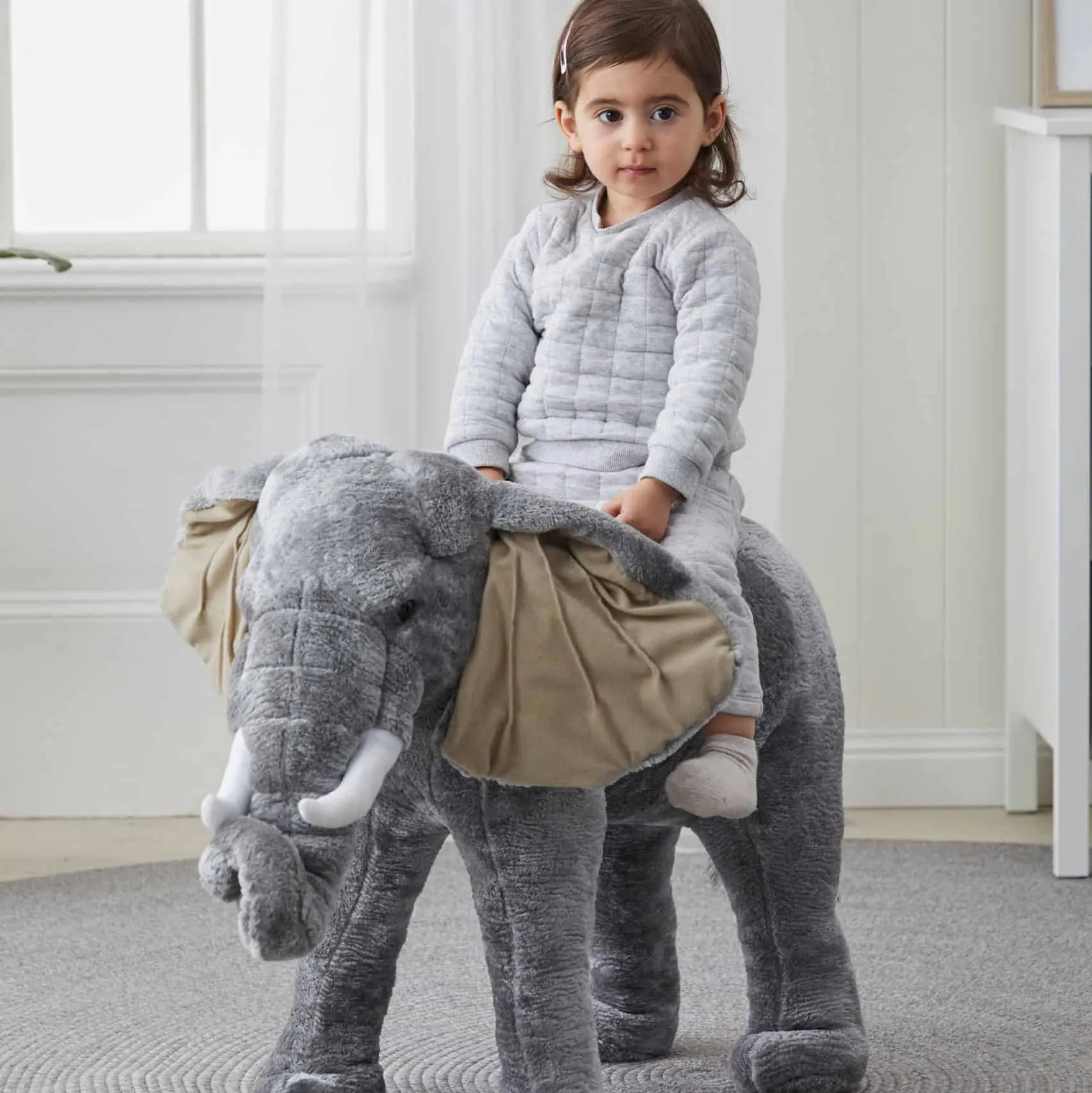 Large Standing Elephant by Jiggle & Giggle
