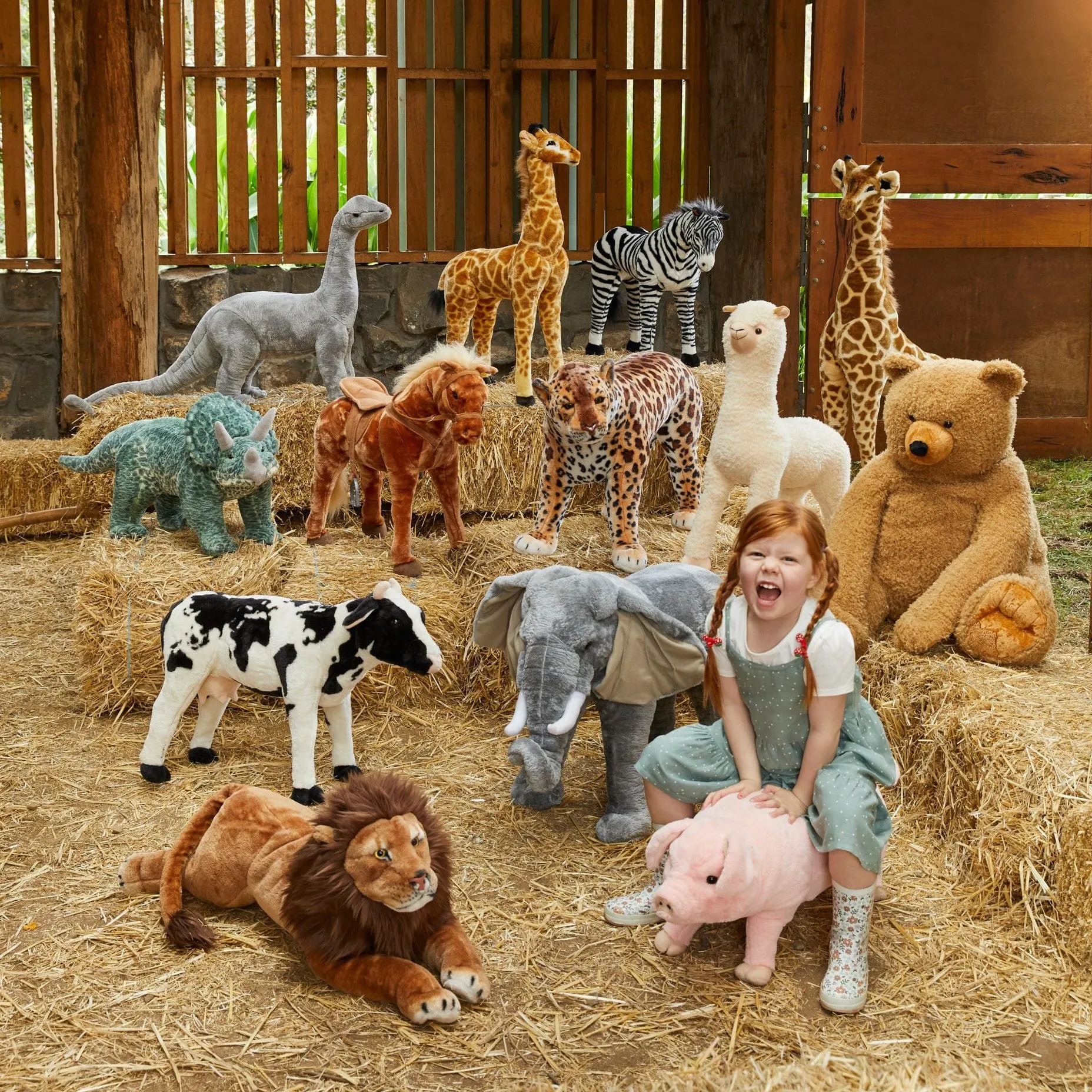 Large Standing Pig by Jiggle & Giggle