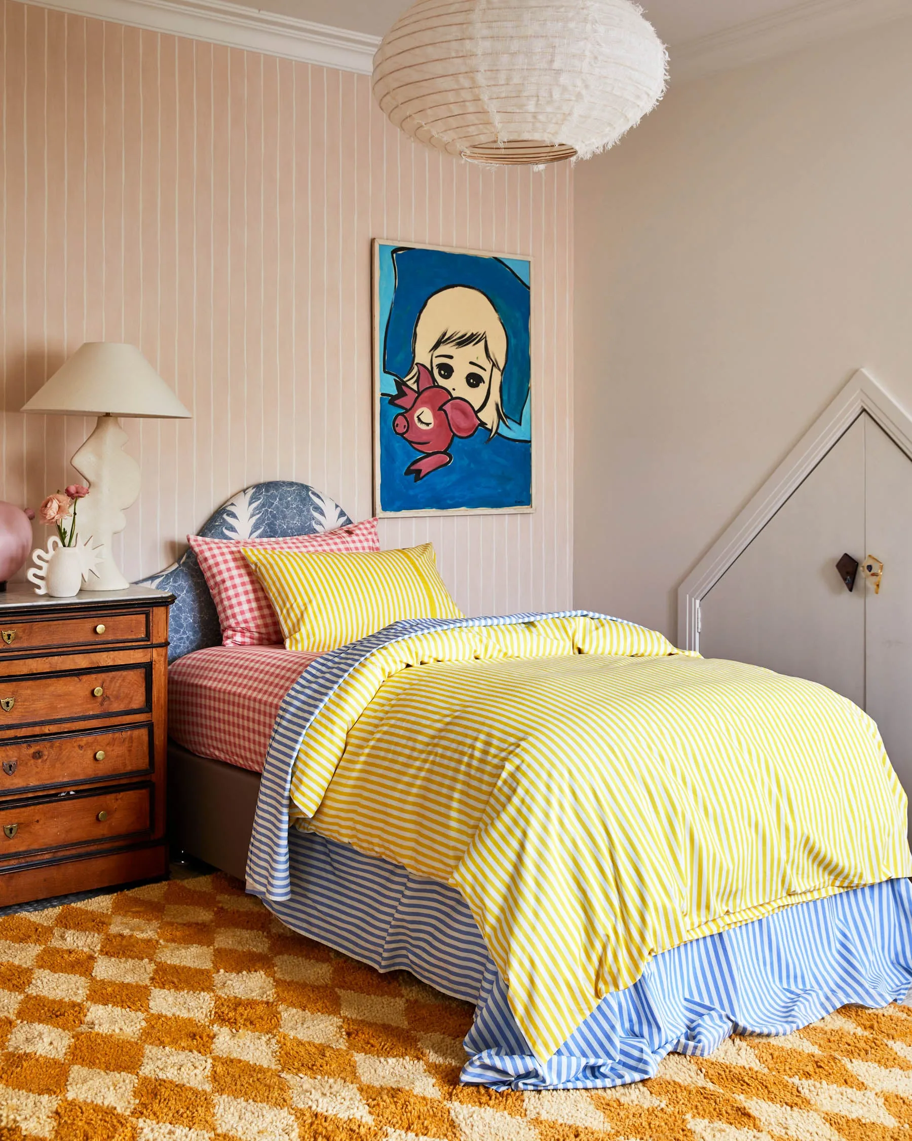 Limoncello Stripe Organic Cotton Pillowcases