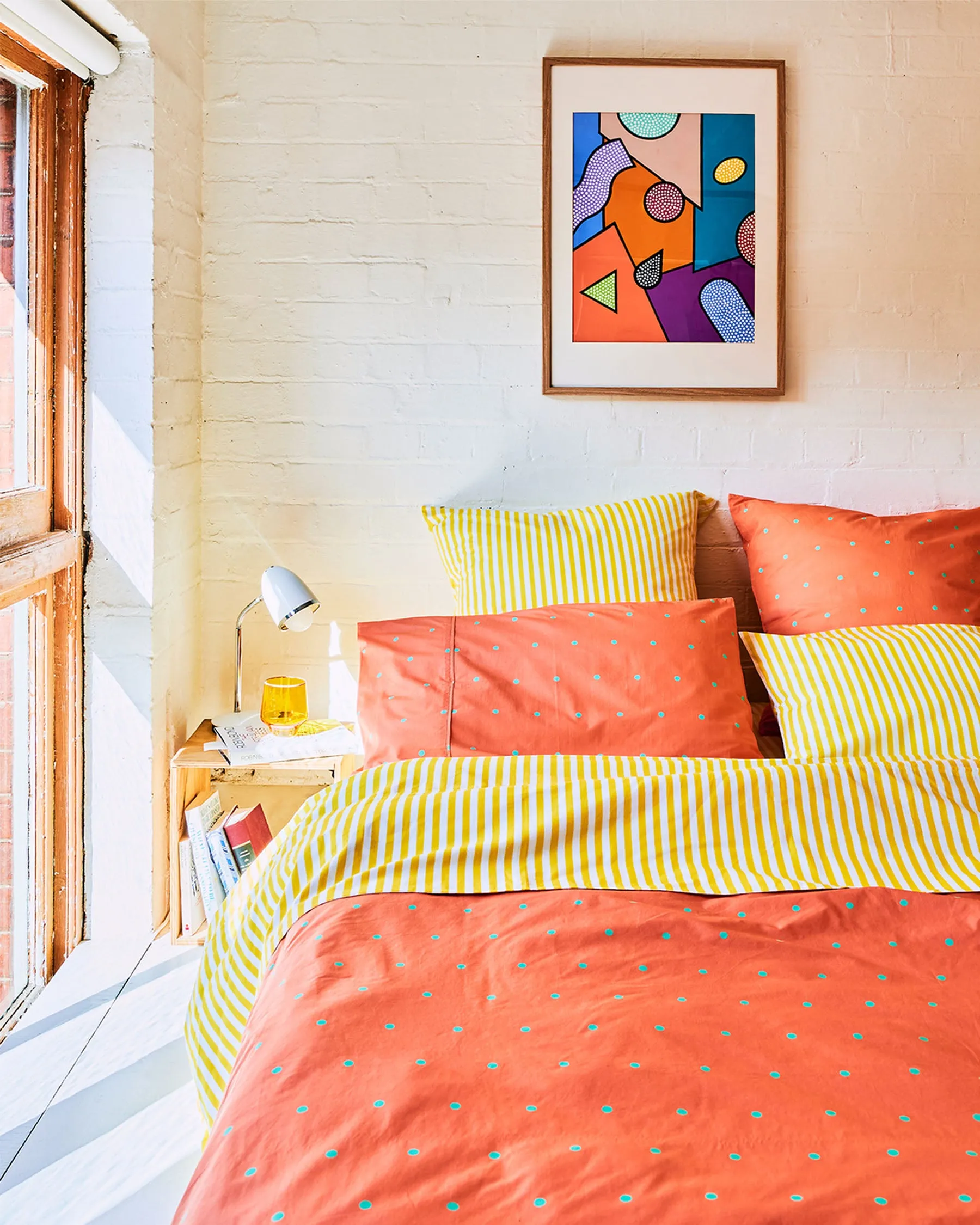 Limoncello Stripe Organic Cotton Pillowcases