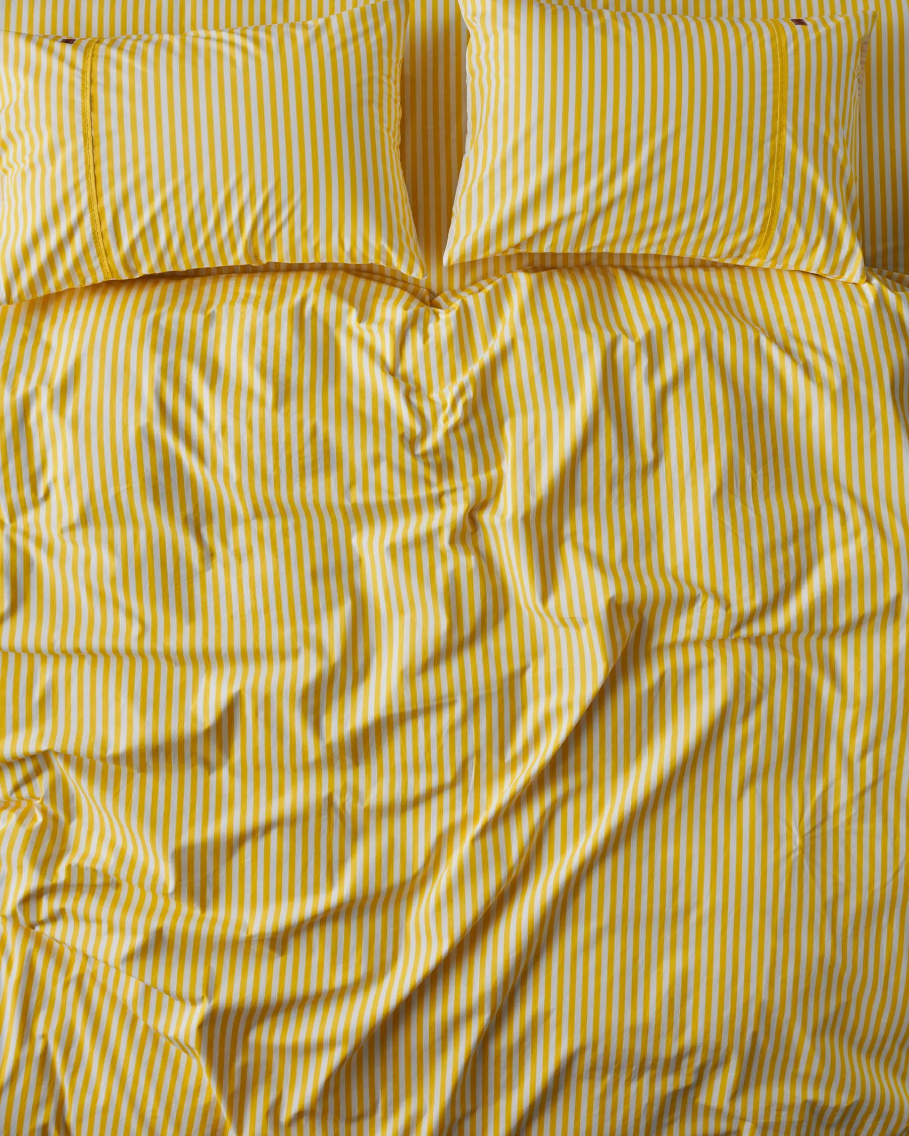 Limoncello Stripe Organic Cotton Pillowcases