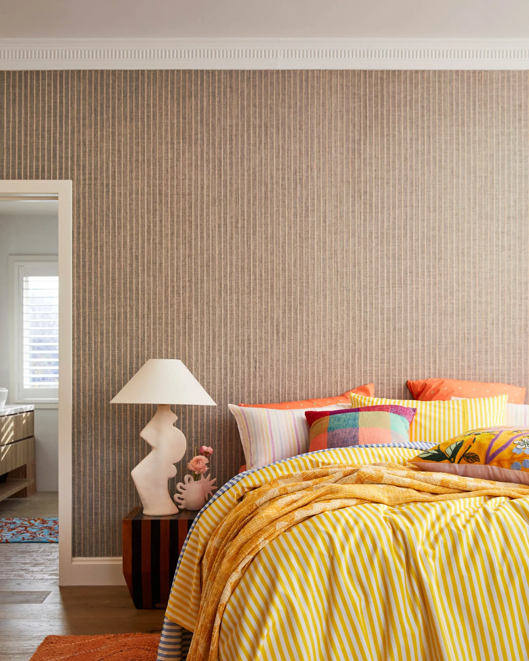 Limoncello Stripe Organic Cotton Pillowcases
