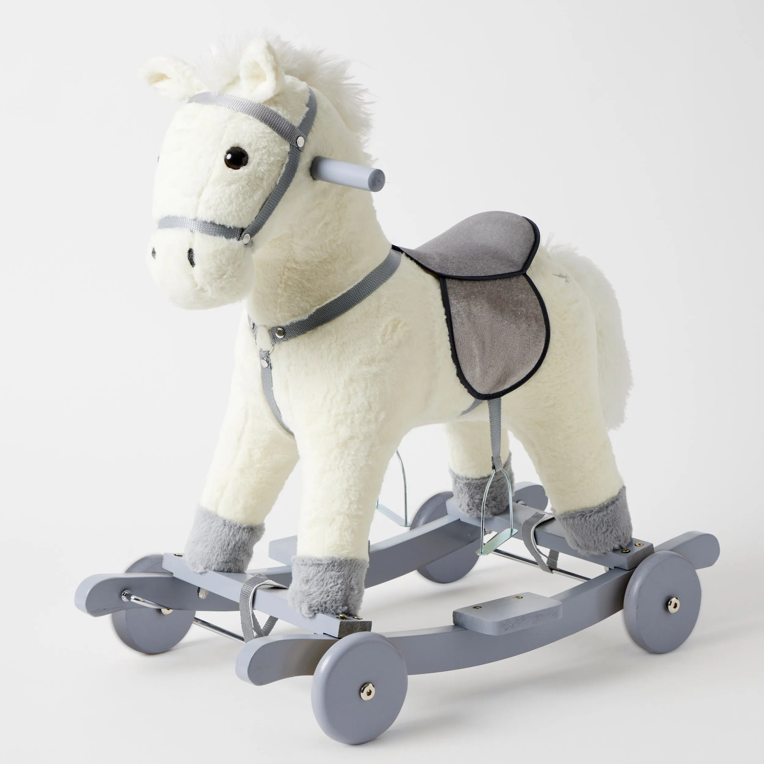 Marshmallow the Rock N Roller Horse by Jiggle & Giggle