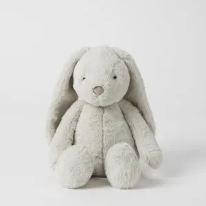 Medium Bunny Soft Toy GREY by Jiggle & Giggle