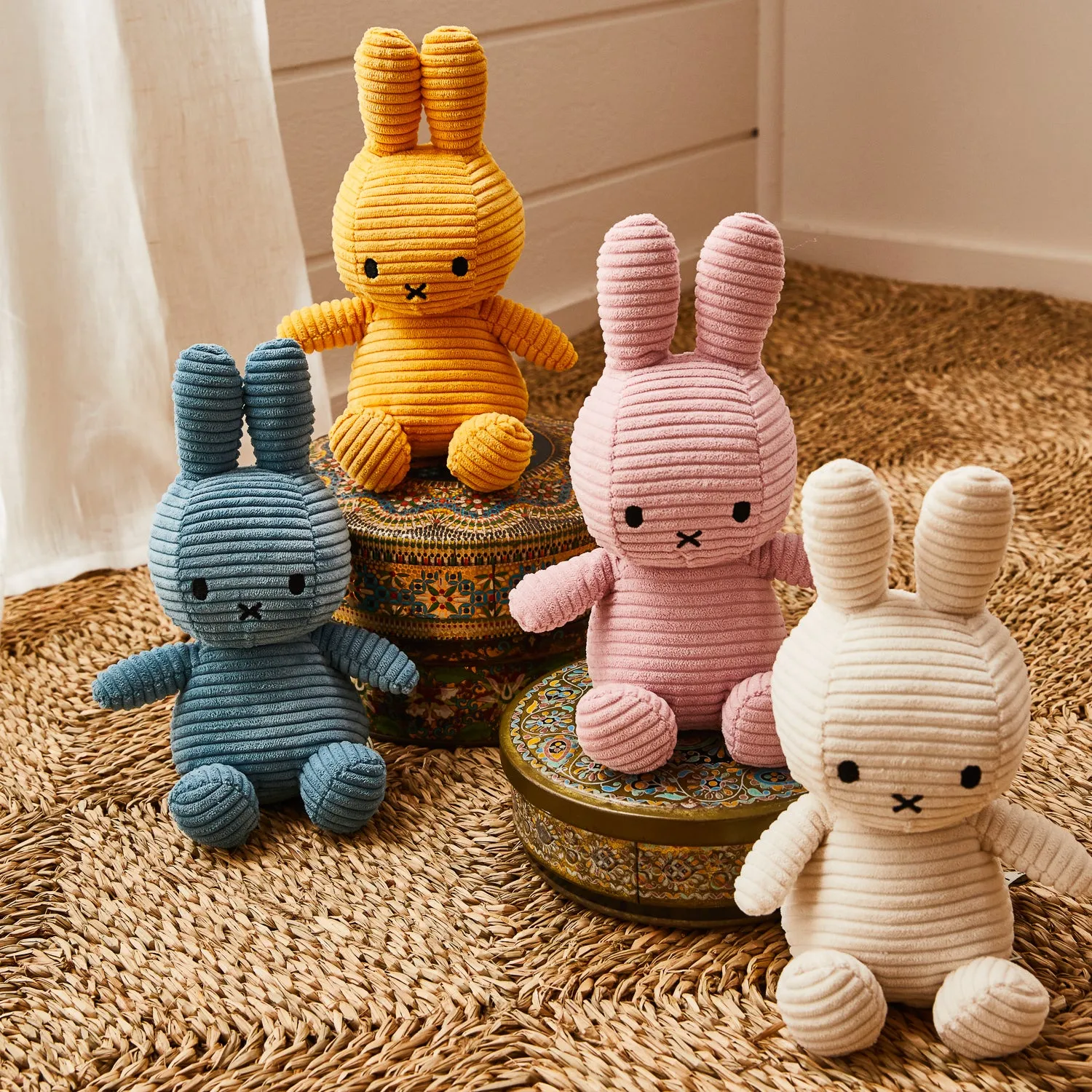 Miffy Corduroy Soft Toy - Off White