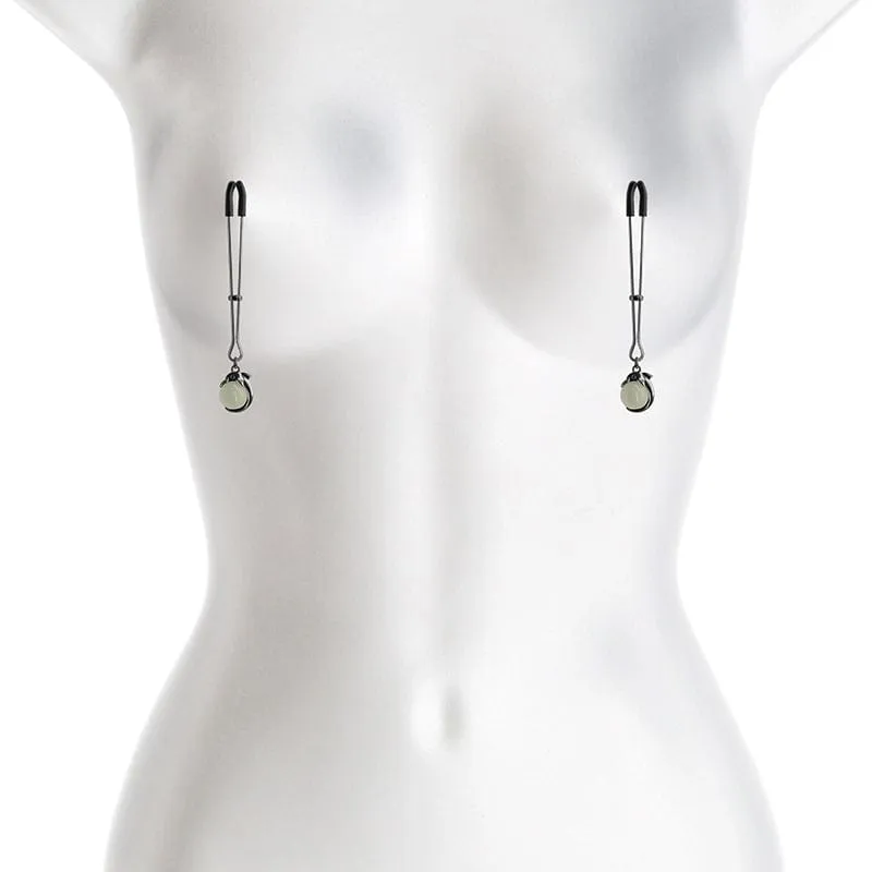 NS Novelties G1 Bound Nipple Clamps Gunmetal