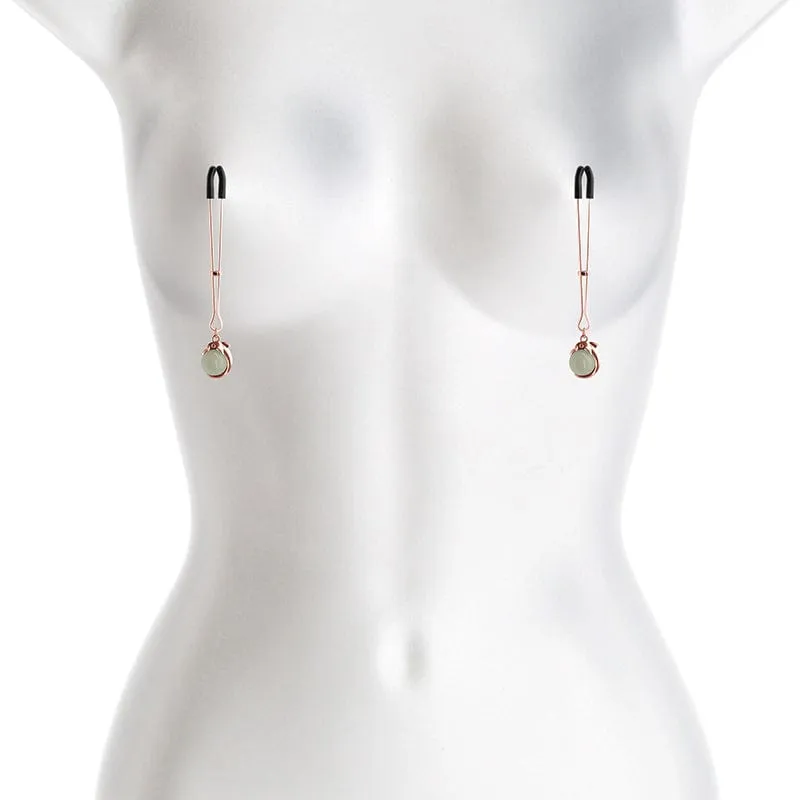 NS Novelties G1 Bound Nipple Clamps Rose Gold