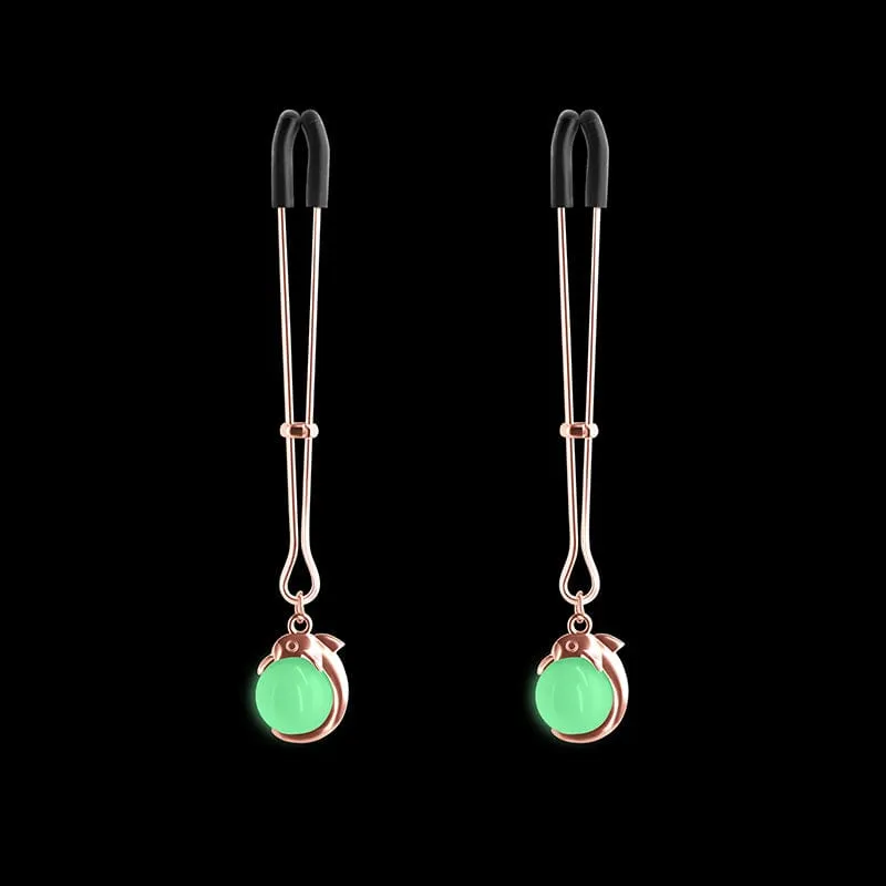 NS Novelties G1 Bound Nipple Clamps Rose Gold