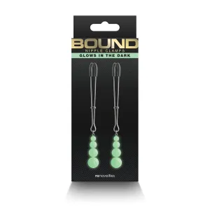 NS Novelties G2 Bound Nipple Clamps Gunmetal