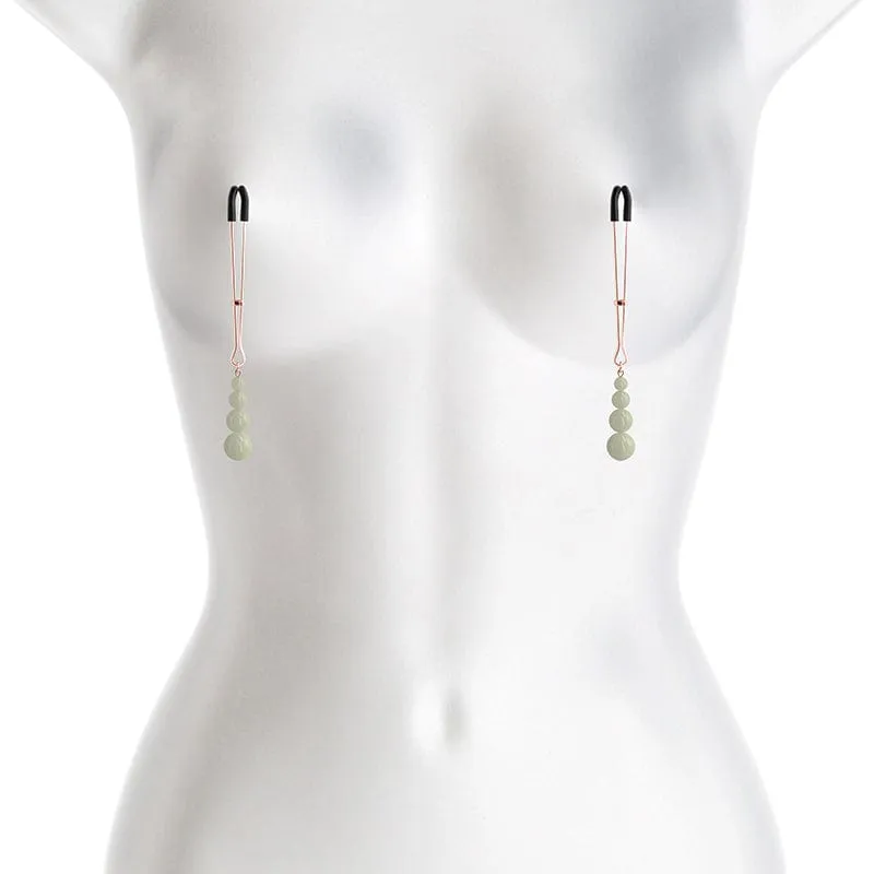 NS Novelties G2 Bound Nipple Clamps Rose Gold