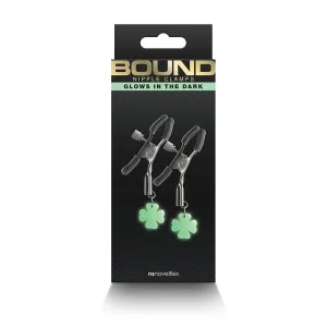 NS Novelties G4 Bound Nipple Clamps Gunmetal