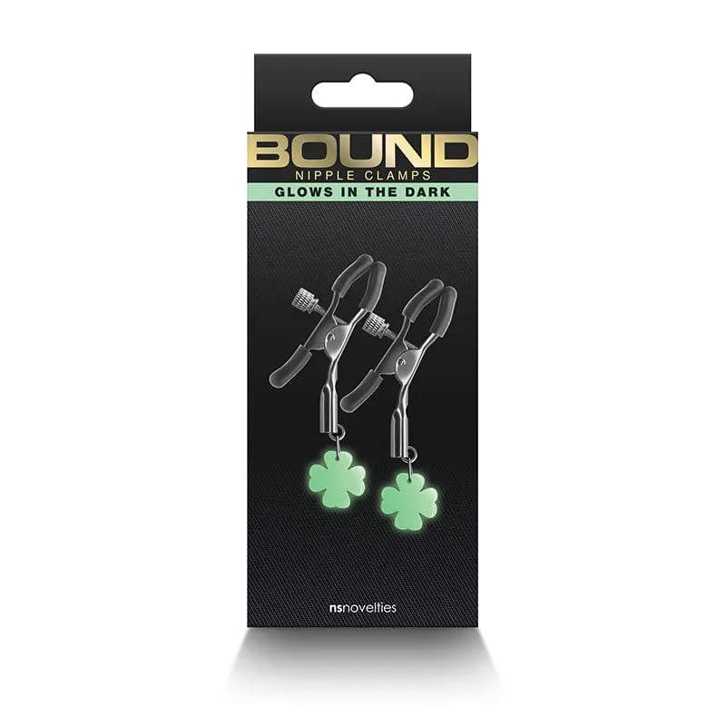 NS Novelties G4 Bound Nipple Clamps Gunmetal