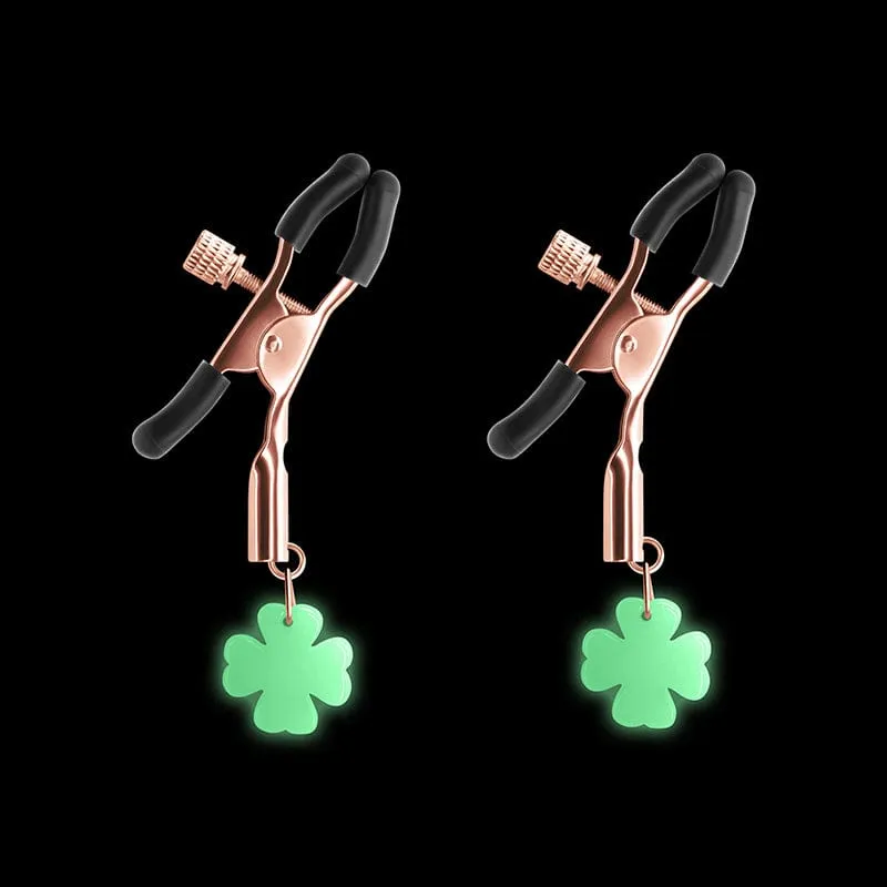 NS Novelties G4 Bound Nipple Clamps Rose Gold