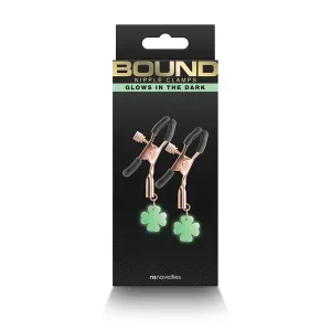 NS Novelties G4 Bound Nipple Clamps Rose Gold