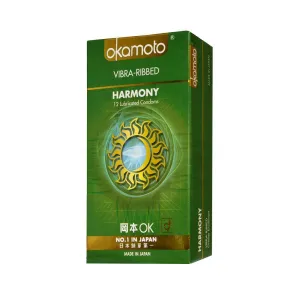 Okamoto - Harmony Vibra-Ribbed Condoms