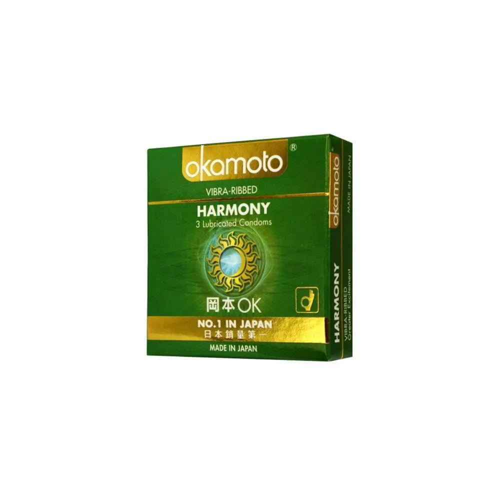 Okamoto - Harmony Vibra-Ribbed Condoms