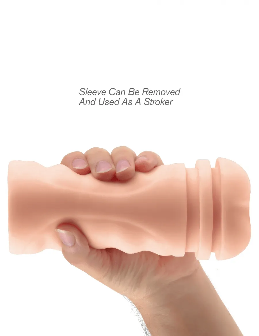Pipedream Products Extreme Toyz Mega Grip Vibrating Pussy Stroker