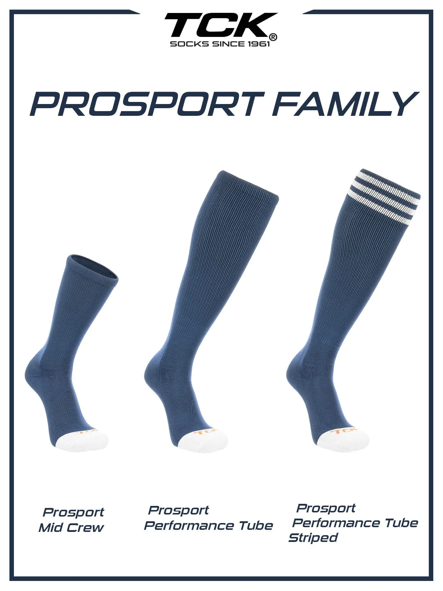 Prosport Performance Tube Socks Adult Sizes