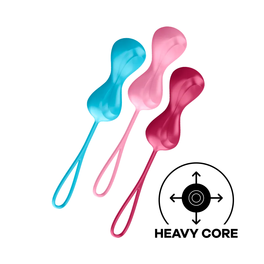 Satisfyer - Power Balls 3 Pieces Kegel Training Set (Multi Colour)