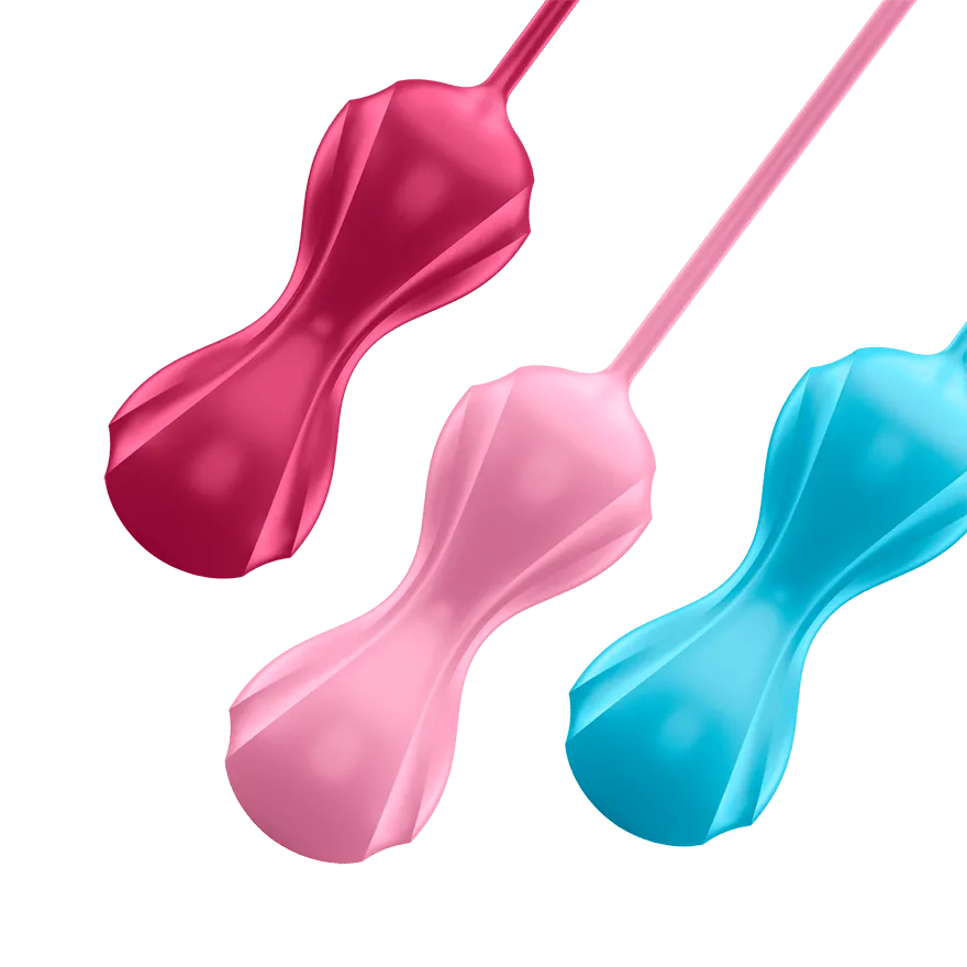 Satisfyer - Power Balls 3 Pieces Kegel Training Set (Multi Colour)