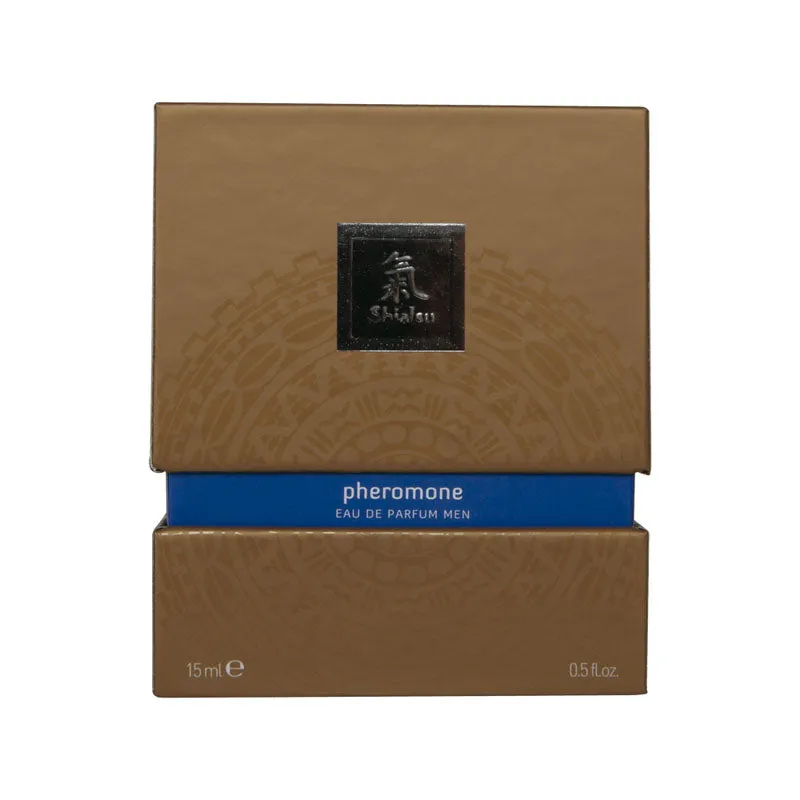 Shiatsu Pheromone Eau De Parfum Men 15ml Perfume Attractant Lure Her Dark Blue