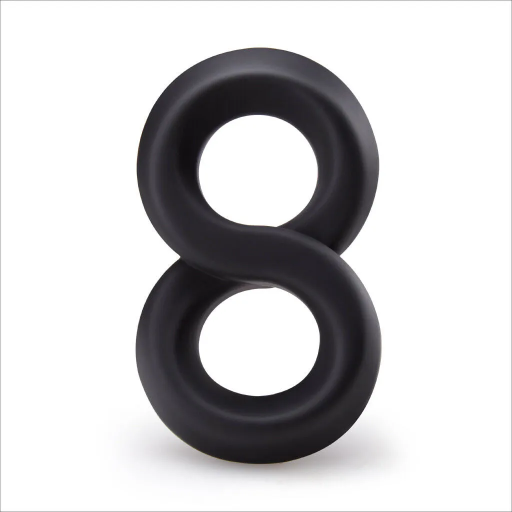 Silicone Double Penis Rings For Men Harder Ejaculation Adult Sex Toy
